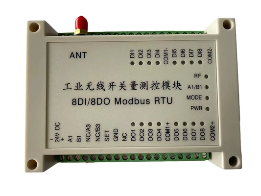 Module à télécommande sans fil d'AGV Modbus RTU 2km de contrôleur de 8DI8DO I O