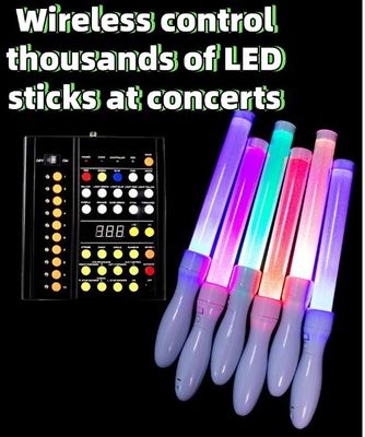 Contrôleur DMX sans fil 433MHz 10 Zone pour le contrôle de l'éclairage de scène Contrôleur sans fil LED bracelet