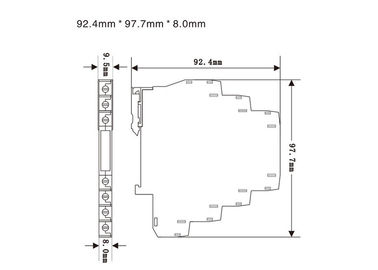Isolant de signal numérique de C.C 24V