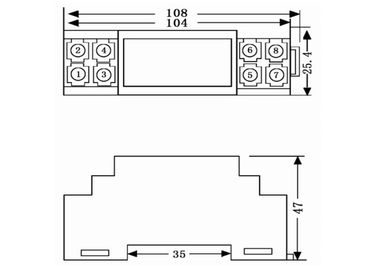 Le C.C dactylographient le temps de réponse de l'émetteur LS-TET-I 10mS d'isolement de signal de courant/tension