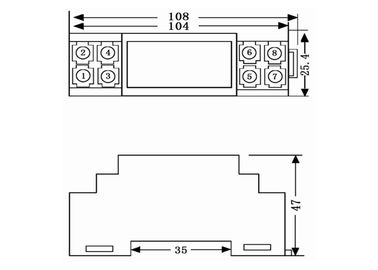 Le C.A. dactylographient l'émetteur courant-tension d'isolant de signal à 0-5V/à 4-20mA LS-TET-AI