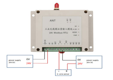 Contrôle sans fil de radio de l'émetteur 2km de signal sans fil analogue de RTU 4-20mA