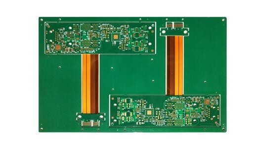 Le doigt rigide d'or de l'ENIG de 6 couches du panneau FR4 pi de carte PCB de Flex Multilayer a fini