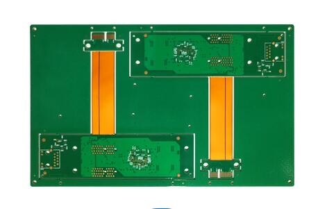 Le doigt rigide d'or de l'ENIG de 6 couches du panneau FR4 pi de carte PCB de Flex Multilayer a fini