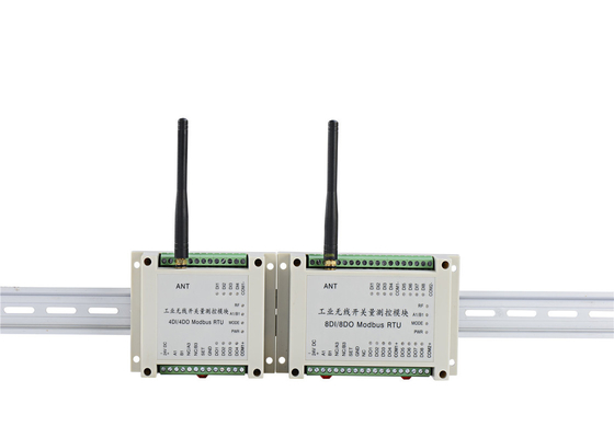 Radio de 8DI 8DO DESSUS OUTRE du module 433MHz/868MHz/915MHz 4G Modbus sans fil RTU